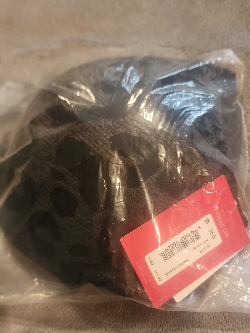 Spanx Bra Full Coverage Front Clasp 36B New In Original Packaging